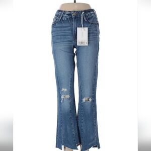 Frame Le Crop Mini Boot Leg Mid-Rise Boot Cut  Jeans Size 25 NWT